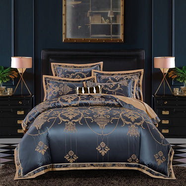 Tencel Cotton Satin Jacquard Bedding Set - Multi - piece - Casatrail.com